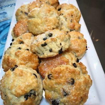 Picture of freshly baked scones.
